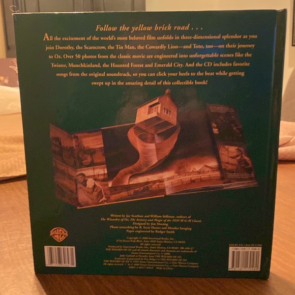 The Wizard of Oz ISBN 1-59117-058-0 Three Dimensional pop up Book - Picture 2 of 15